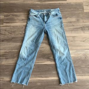Zara Straight Crop Jeans